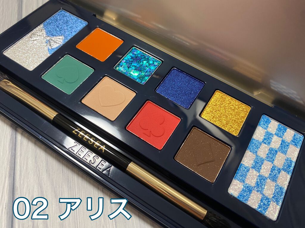 アリスドリームランドシリーズ 12色アイシャドウパレット(ZEESEA×大英博物館)/ZEESEA/アイシャドウパレットを使ったクチコミ(4枚目)