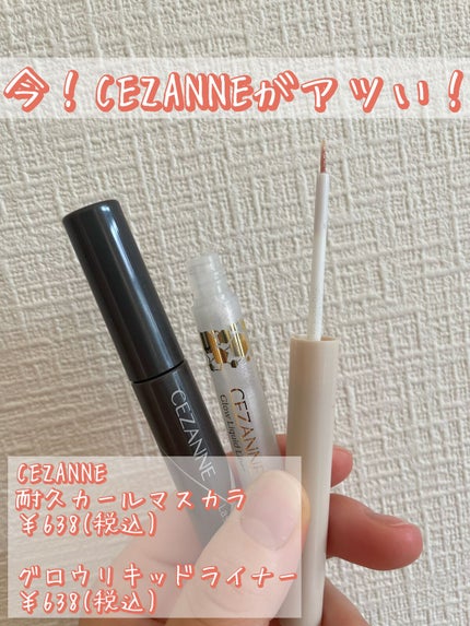 耐久カールマスカラ/CEZANNE/マスカラを使ったクチコミ(1枚目)