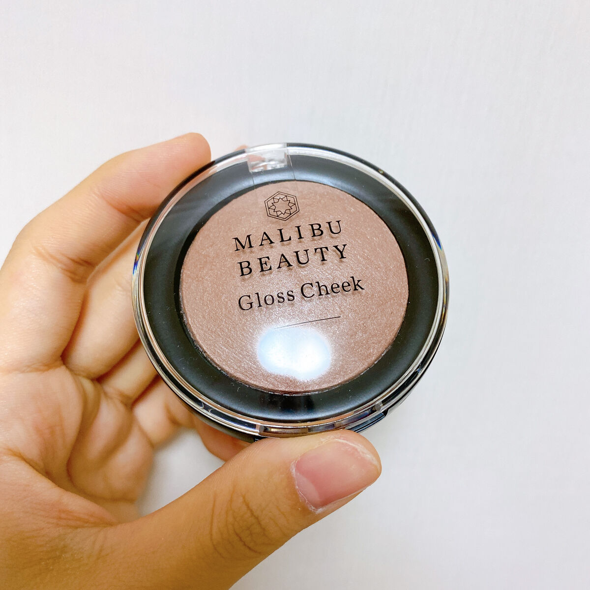 グロスチーク 05 パーフェクトブラウン/マリブビューティー/パウダーチークを使ったクチコミ（1枚目）