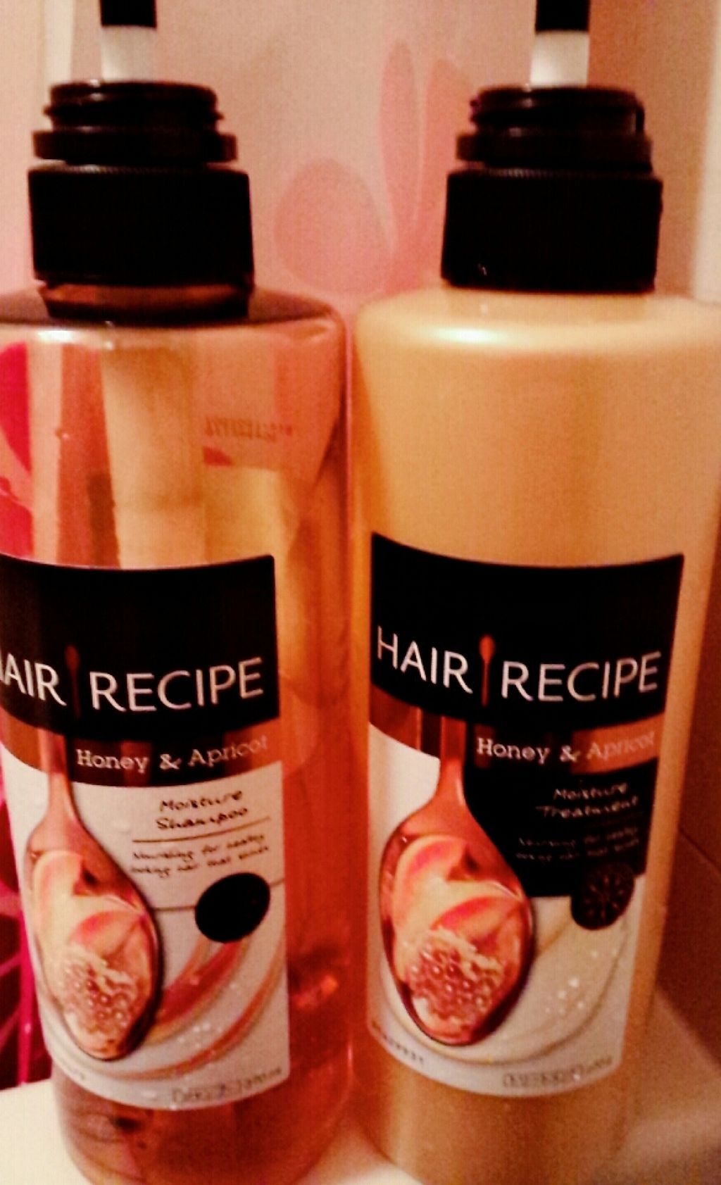 ハニーアプリコット エンリッチ モイスチャー レシピ /HAIR RECIPE/市販シャンプーを使ったクチコミ（1枚目）