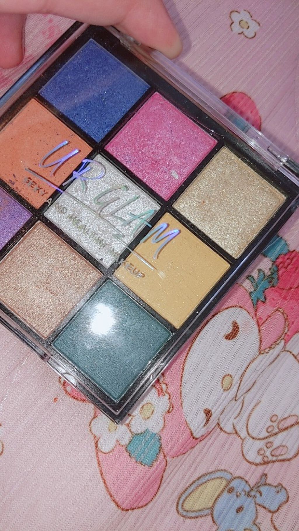 UR GLAM BLOOMING EYE COLOR PALETTE/U R GLAM/アイシャドウパレットを使ったクチコミ(1枚目)