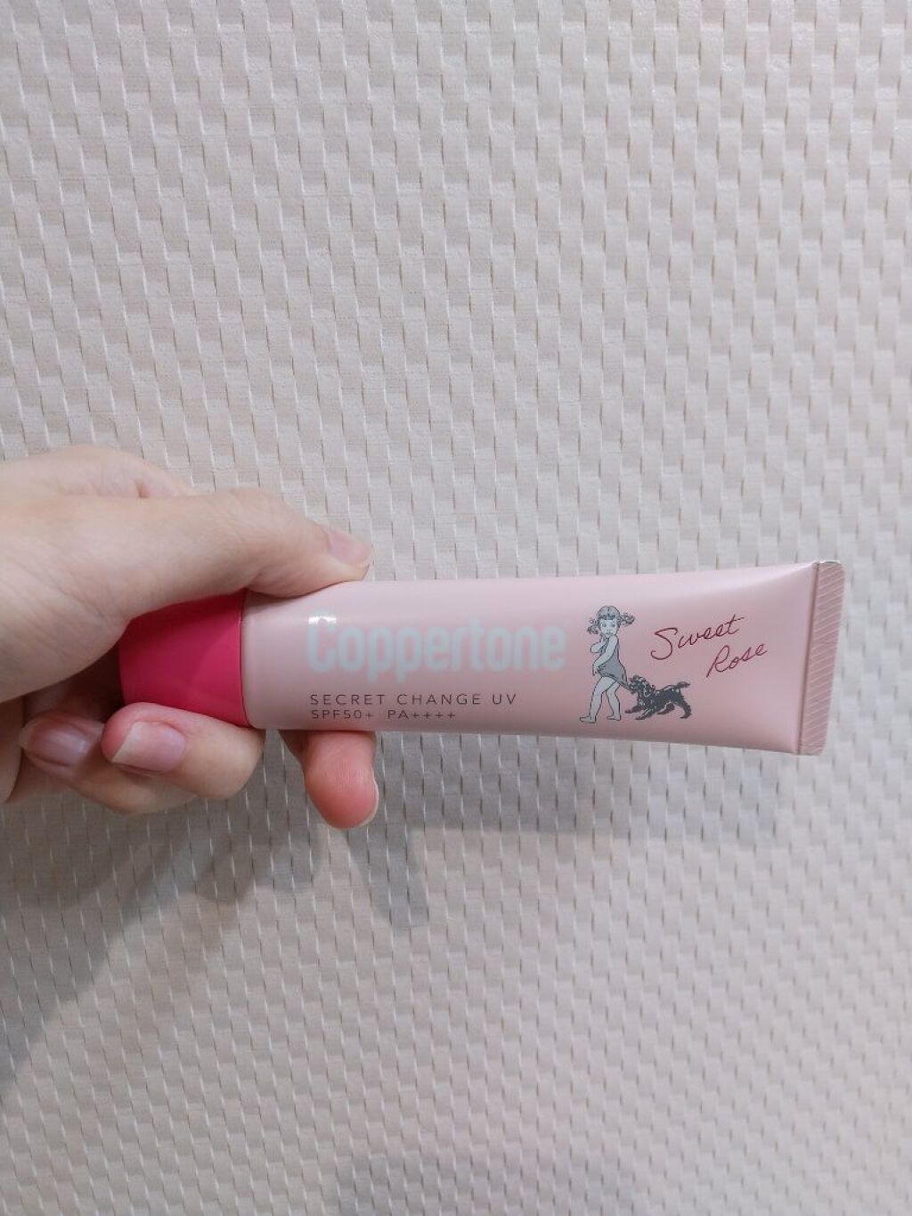 コパトーン シークレットチェンジUV スイートローズ/コパトーン/日焼け止めジェルを使ったクチコミ(2枚目)