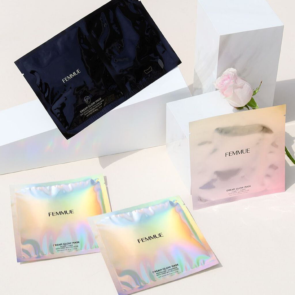 ドリームグロウマスク RR(透明感・キメ)/FEMMUE/シートマスク・パックを使ったクチコミ(1枚目)
