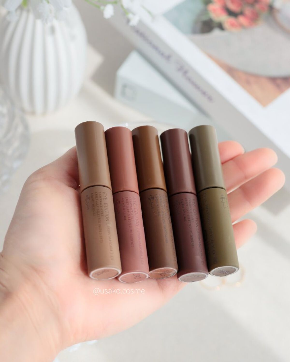 エテュセ アイエディション (ブロウマスカラ) EX 04 アッシュグレー/ettusais/眉マスカラを使ったクチコミ（2枚目）