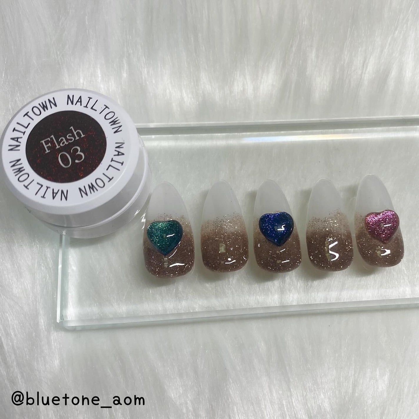 ネイルタウンジェル フラッシュジェル/NAILTOWN/ジェルネイルを使ったクチコミ(2枚目)