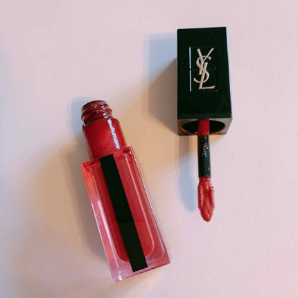ルージュ ピュールクチュール ヴェルニ ウォーターステイン/YVES SAINT LAURENT BEAUTE/口紅を使ったクチコミ(2枚目)