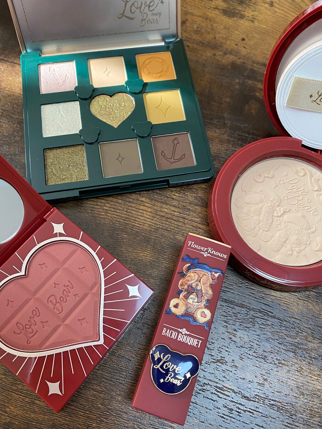 Love Bear 9色 アイシャドウパレット/FlowerKnows/アイシャドウパレットを使ったクチコミ(3枚目)