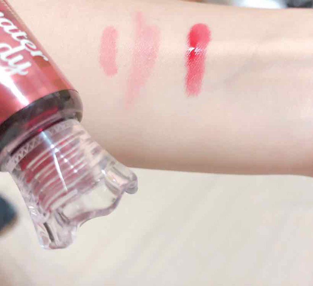 ウォーター キャンディー ティント/the SAEM/リップティントを使ったクチコミ（2枚目）