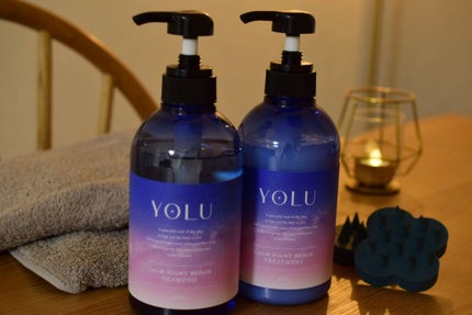 カームナイトリペアシャンプー/トリートメント/YOLU/市販シャンプーを使ったクチコミ(4枚目)