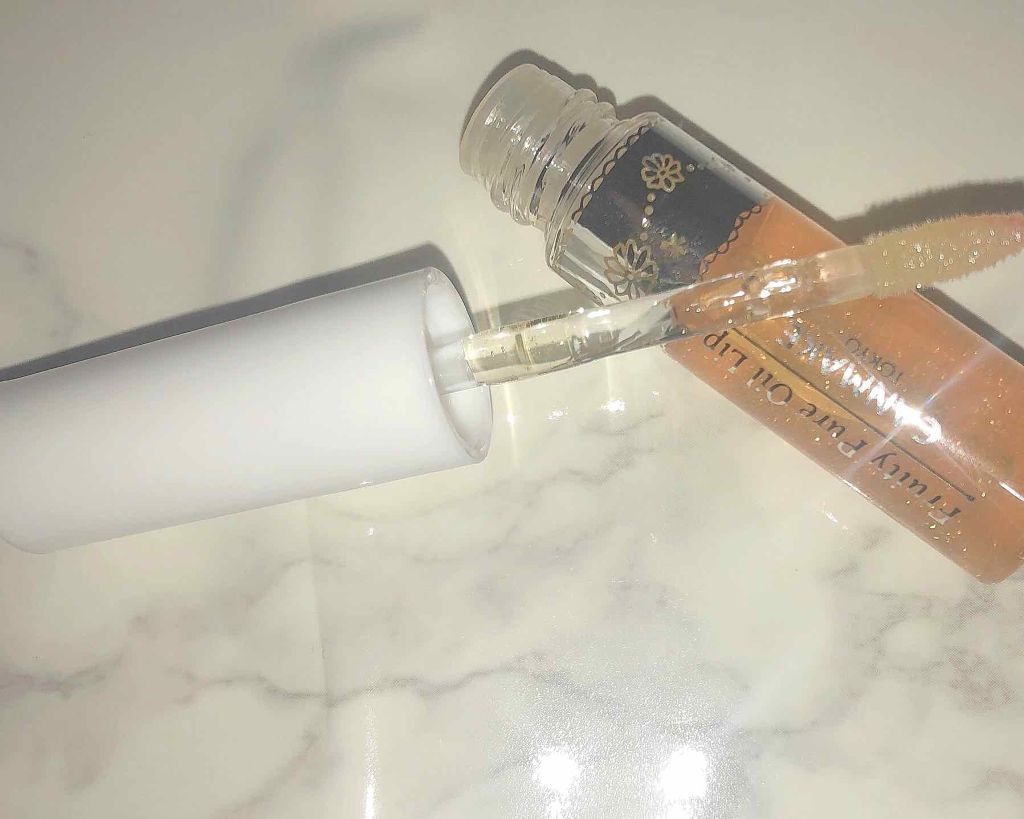 フルーティーピュアオイルリップ/キャンメイク/リップグロスを使ったクチコミ（1枚目）