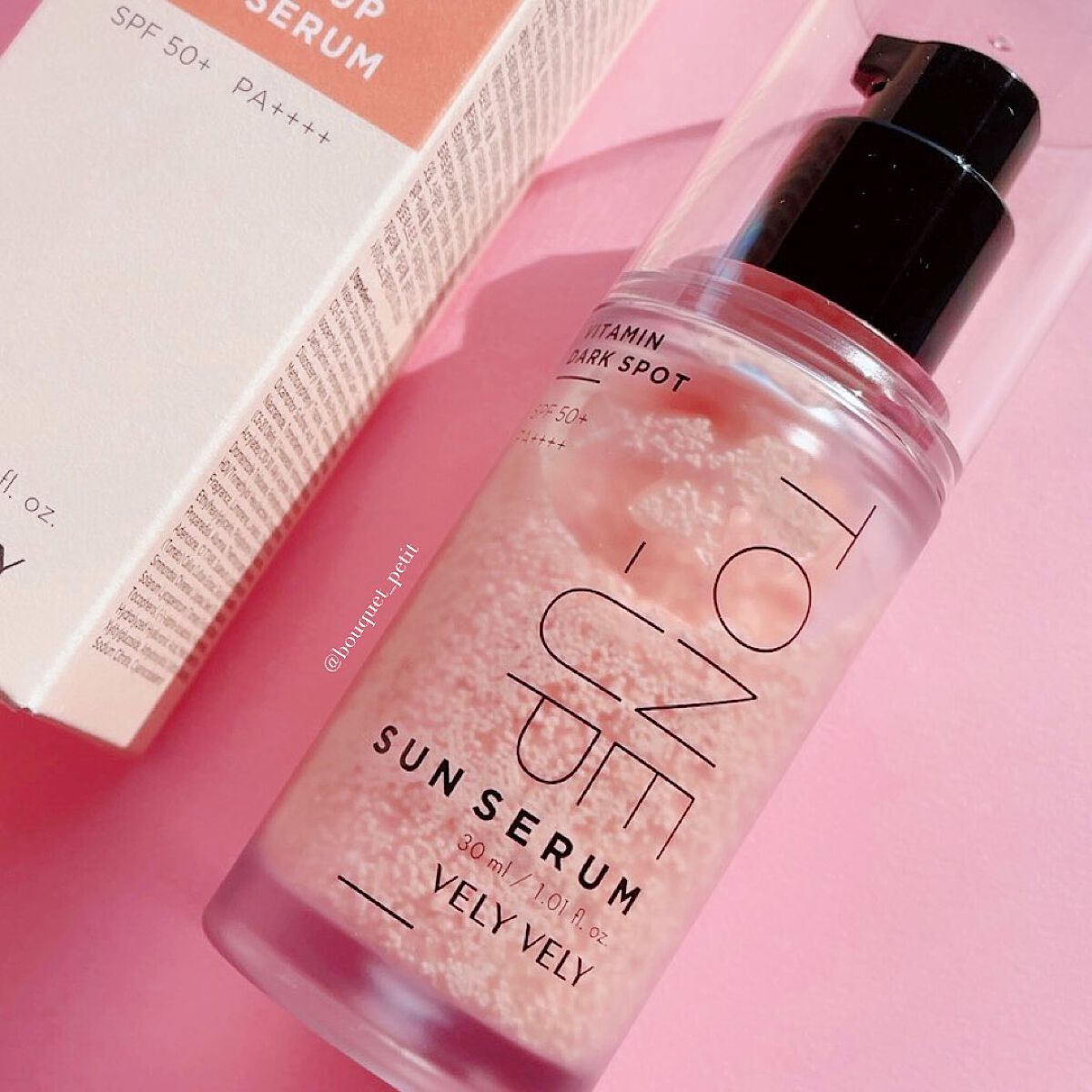 ビタミントーンアップサンセラム/VELY VELY/日焼け止めローションを使ったクチコミ(2枚目)