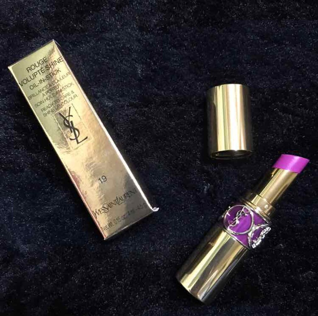 ルージュ ヴォリュプテ シャイン/YVES SAINT LAURENT BEAUTE/口紅を使ったクチコミ（1枚目）