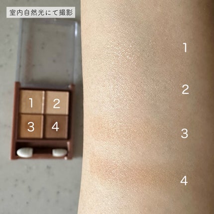 ビタートーンアイシャドウ/CEZANNE/パウダーアイシャドウを使ったクチコミ(4枚目)