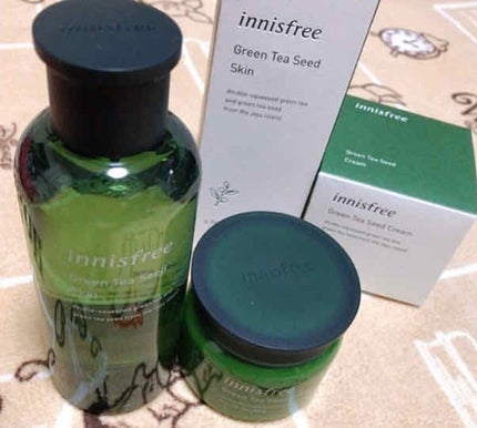グリーンティーシード クリーム/innisfree/フェイスクリームを使ったクチコミ(1枚目)