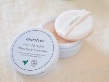 ノーセバム モイスチャーパウダー/innisfree/プレストパウダーを使ったクチコミ（1枚目）