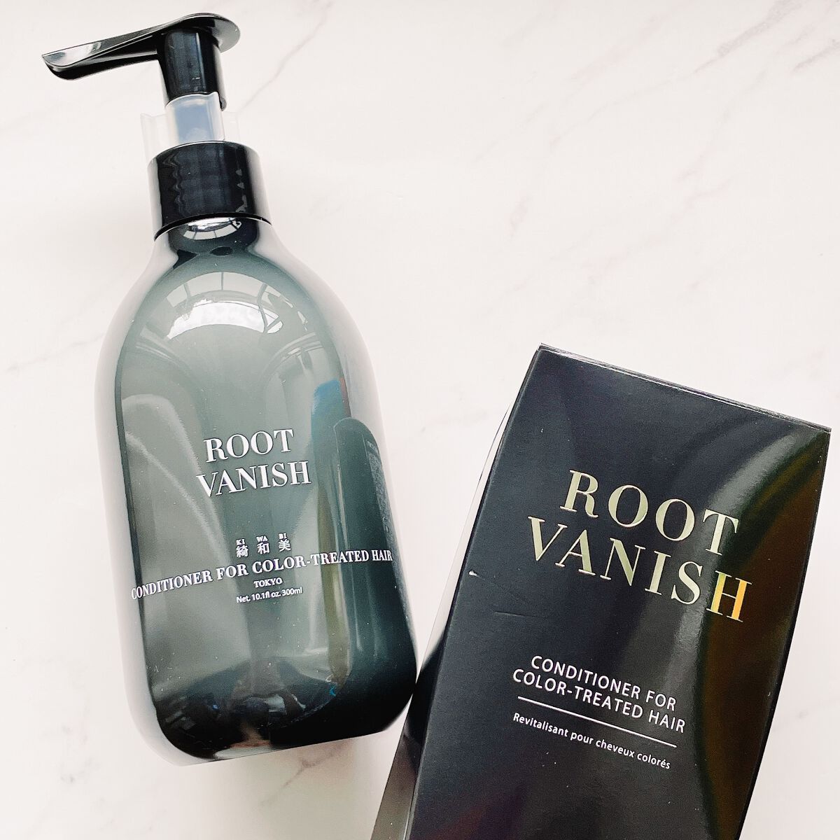 綺和美 カラーリングケアコンディショナー Root Vanishのクチコミ「使いやすいプッシュ式。
なめらかで、柔らかなテクスチャです。
頭皮にもなじませやすく、髪全体に.....」（1枚目）