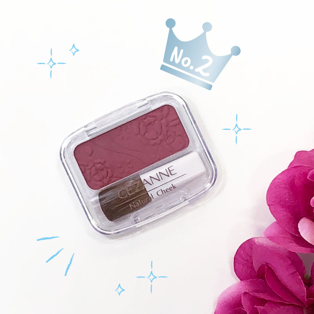 ナチュラル チークN/CEZANNE/パウダーチークを使ったクチコミ（2枚目）