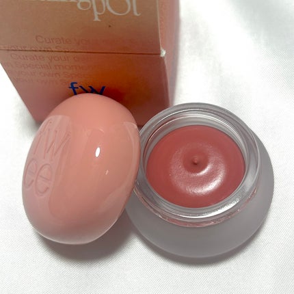 リップアンドチーク ブラーリープリンポット/fwee/口紅を使ったクチコミ(2枚目)