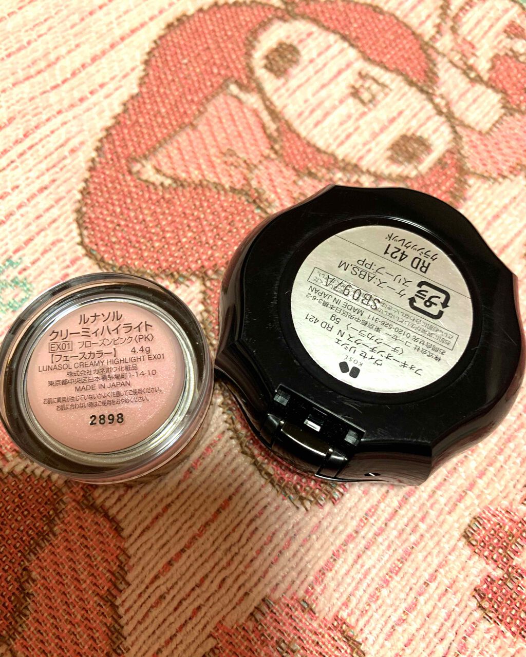 Wハイライト/LUNASOL/パウダーハイライトを使ったクチコミ（3枚目）