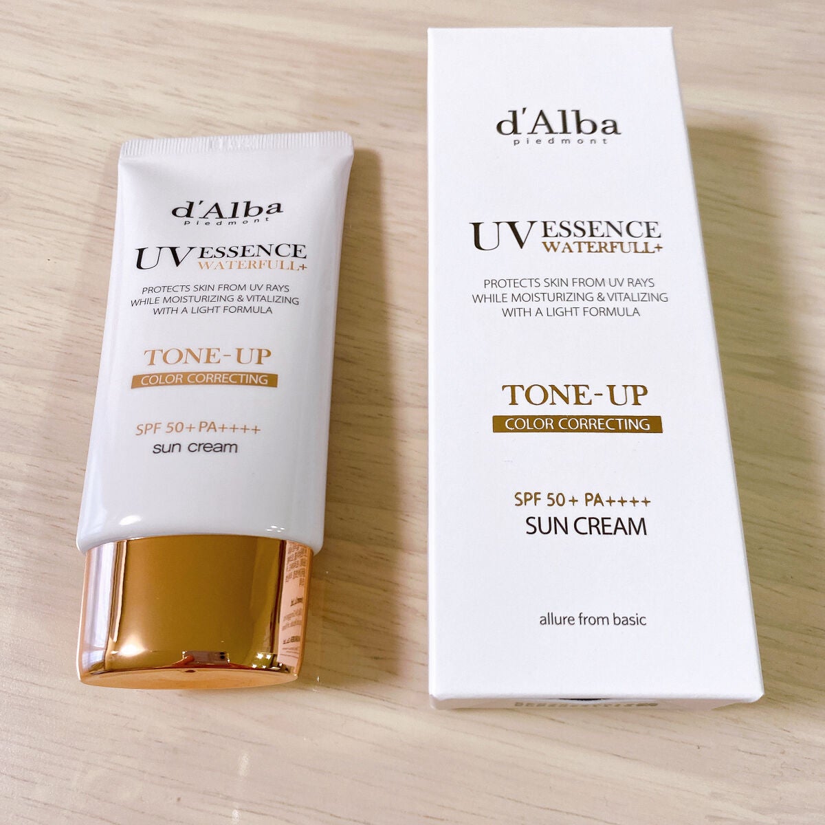 ウォータフルトーンアップサンクリーム/ダルバ/日焼け止めクリームを使ったクチコミ(2枚目)