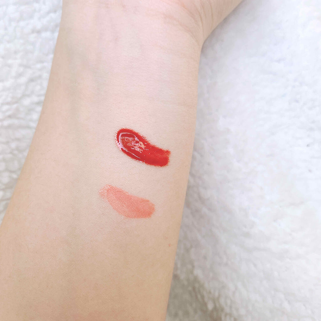 ジューシーラスティングティント/rom&nd/リップティントを使ったクチコミ（3枚目）