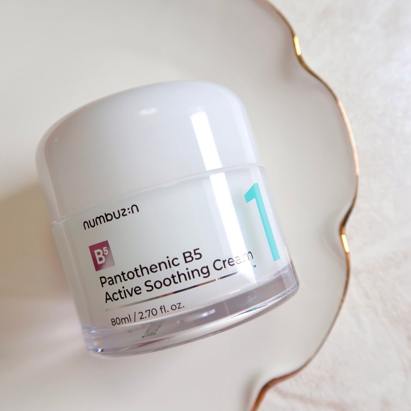 1番 塗るパントテン酸スージングクリーム/numbuzin/フェイスクリームを使ったクチコミ(1枚目)