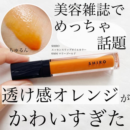 エッセンスリップオイルカラー/SHIRO/リップオイルを使ったクチコミ(1枚目)