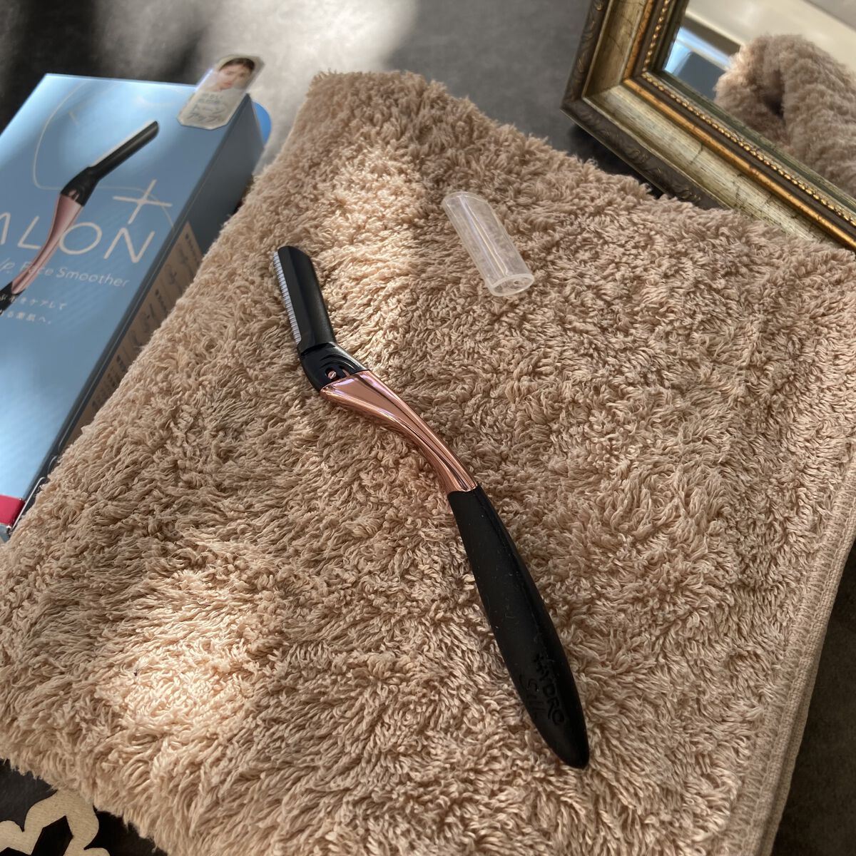 サロンプラス トーンアップ フェイススムーサー ホルダー（刃付き）/サロンプラス/シェーバーを使ったクチコミ（2枚目）