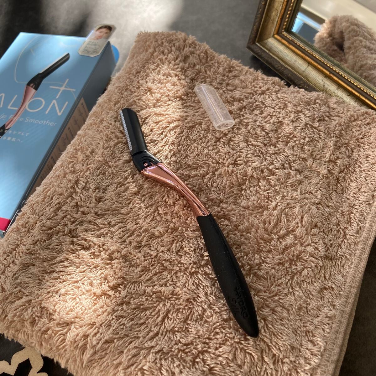 サロンプラス トーンアップ フェイススムーサー ホルダー(刃付き)/サロンプラス/シェーバーを使ったクチコミ(2枚目)