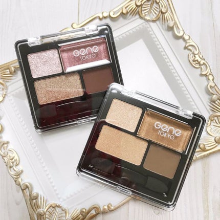 リラクシーアイシャドウ/GENE TOKYO/アイシャドウパレットを使ったクチコミ(9枚目)