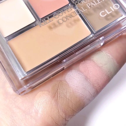 キル カバー ファンウェア コンシール パレット/CLIO/パレットコンシーラーを使ったクチコミ(1枚目)