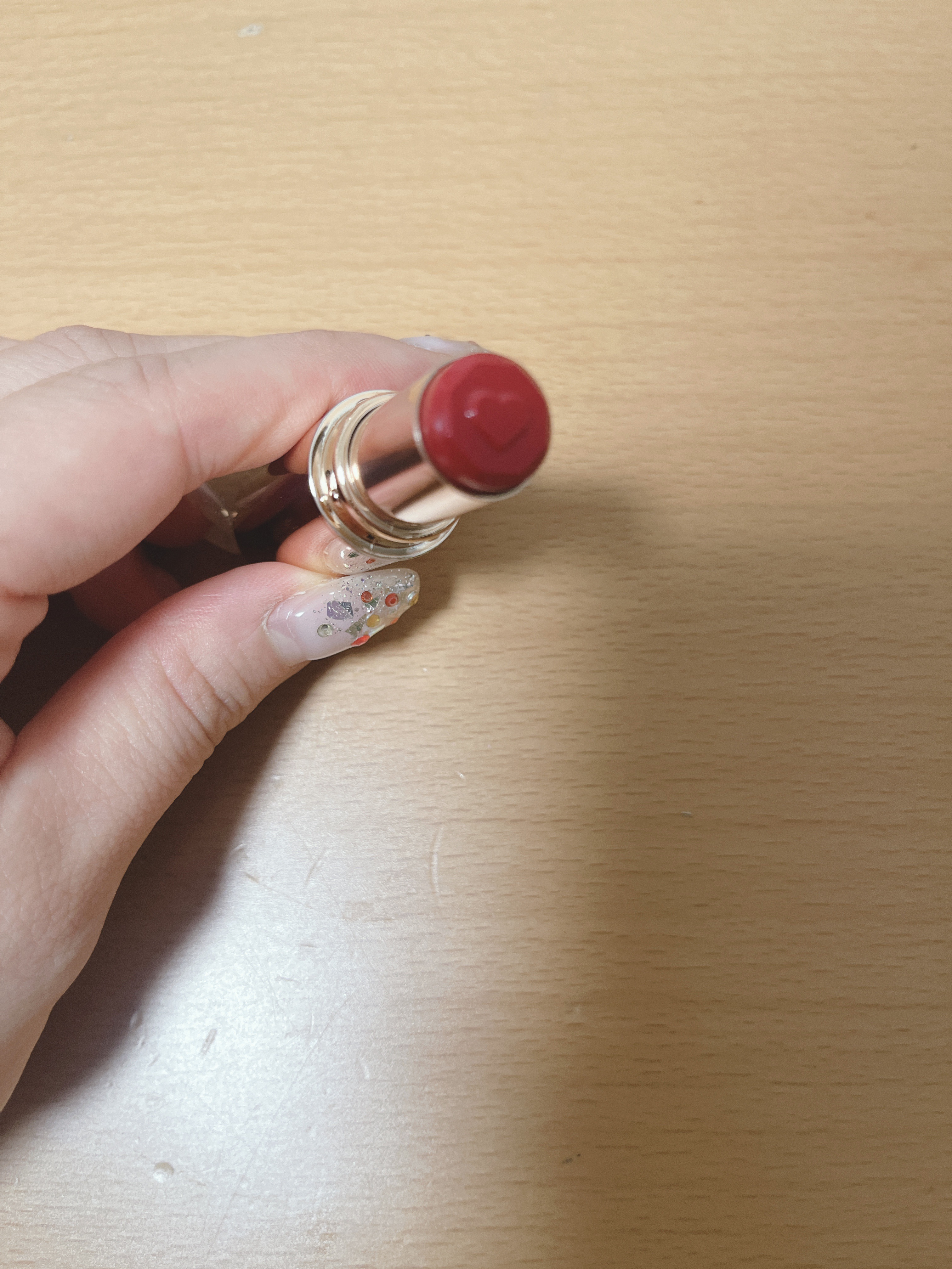 メルティールミナスルージュ 02 ピンキーレッド/キャンメイク/口紅を使ったクチコミ（2枚目）