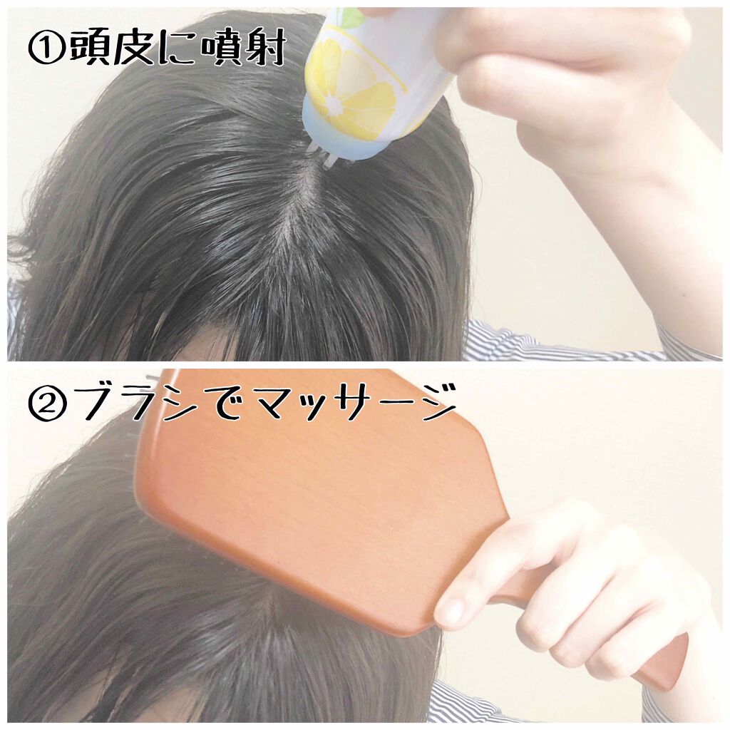 ワンダーハニー フローズンヘッドジェット シトラスソルベ/VECUA Honey/頭皮ローションを使ったクチコミ（2枚目）