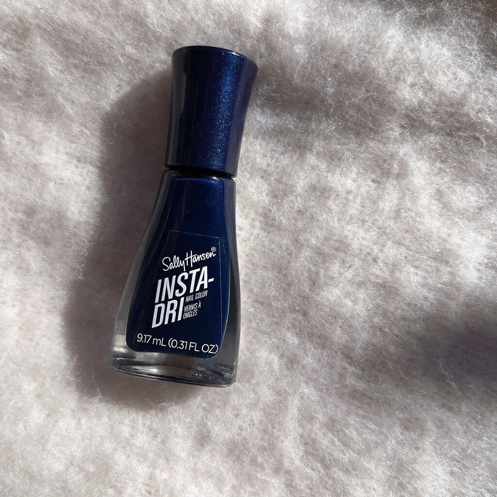 インスタドライ ネイルカラー 493 ミッドナイトドライヴ/サリーハンセン/オールインワンネイルを使ったクチコミ（2枚目）