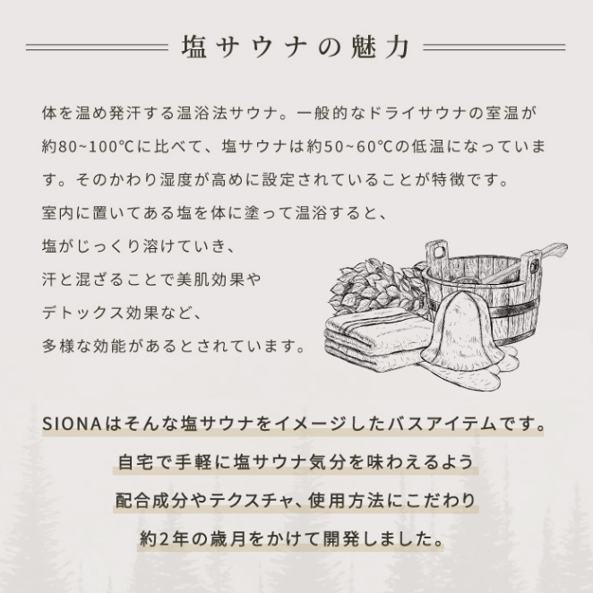 SIONA woodland/ノルコーポレーション/ボディスクラブを使ったクチコミ（2枚目）