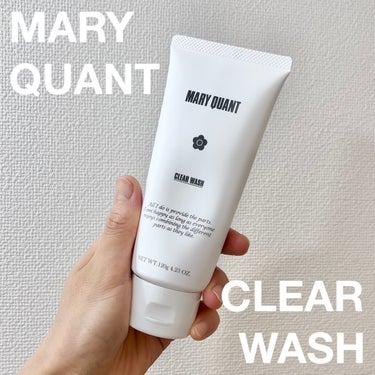 MARY QUANT クリア ウォッシュのクチコミ「マリークヮント
クリアウォッシュ

クレイとスクラブが配合された洗顔料✨

もこもこの泡が立て.....」（1枚目）