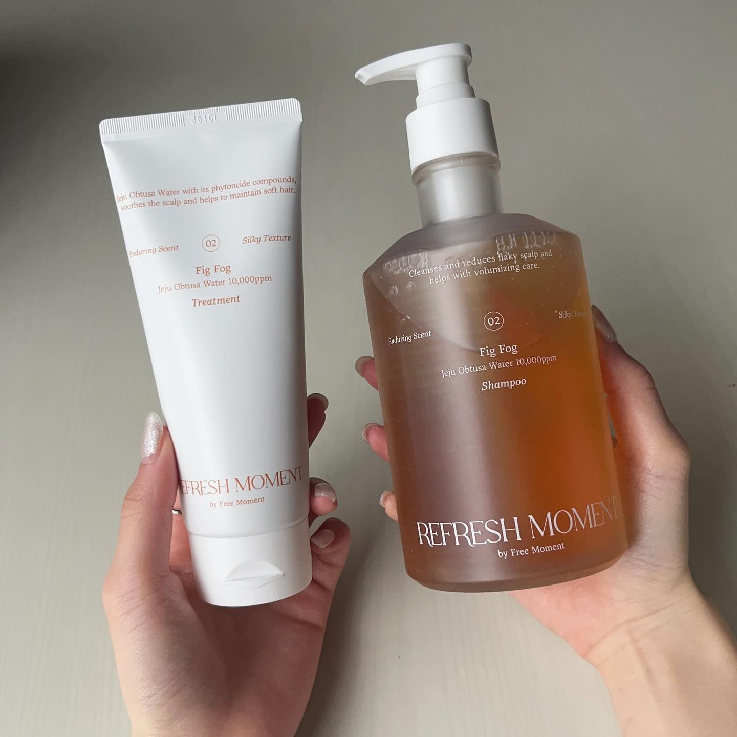 リフレッシュモーメントパフュームシャンプー/トリートメント Fig Fog シャンプー500ml/Free Moment /市販シャンプーを使ったクチコミ（2枚目）