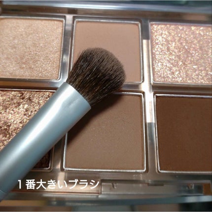 アイシャドウブラシセット/ロージーローザ/メイクブラシを使ったクチコミ(4枚目)