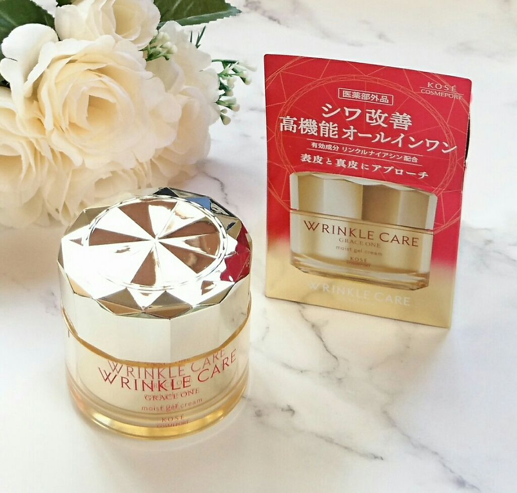 リンクルケア モイストジェルクリーム/グレイスワン/オールインワン化粧品を使ったクチコミ(1枚目)