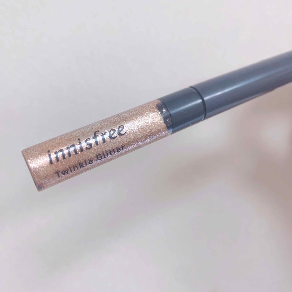 トゥインクル グリッター/innisfree/リキッドアイライナーを使ったクチコミ(1枚目)