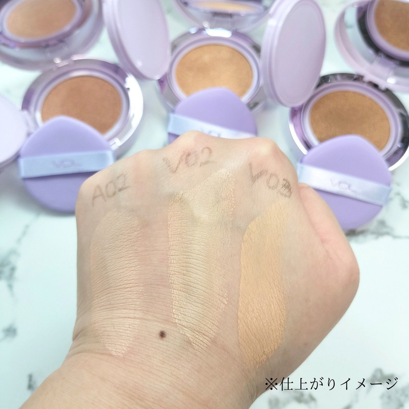 パーフェクティング シルキーフィット カバー クッション ファンデーション/VDL/クッションファンデーションを使ったクチコミ(3枚目)