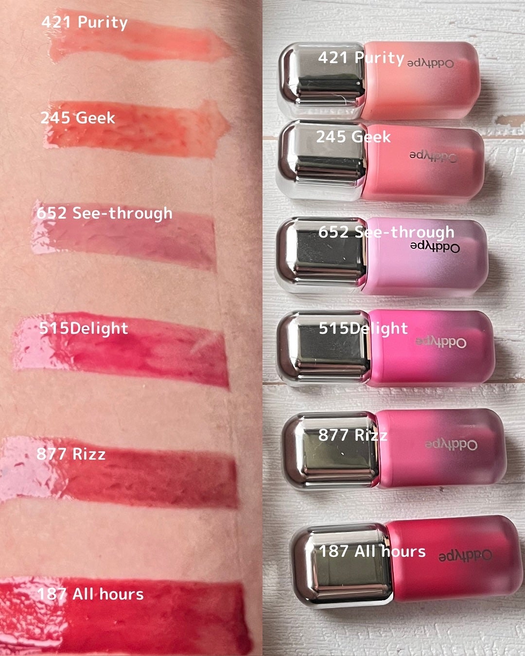 UNSEEN BLUR TINT/Oddtype/口紅を使ったクチコミ(2枚目)