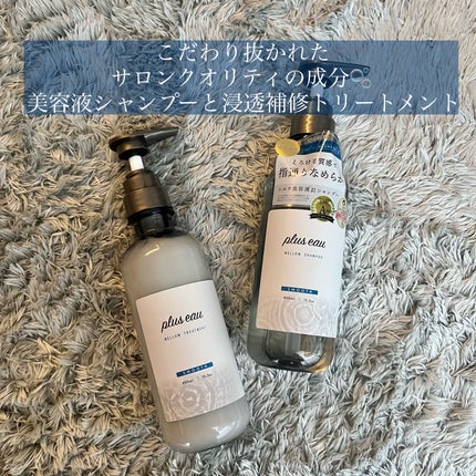 メロウシャンプー/メロウトリートメント/plus eau/市販シャンプーを使ったクチコミ(2枚目)