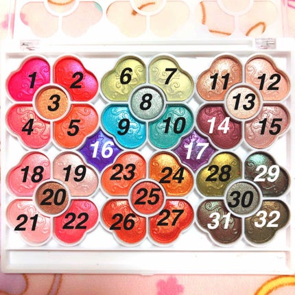 アイカラーパレット/ティアラガール/アイシャドウパレットを使ったクチコミ(2枚目)