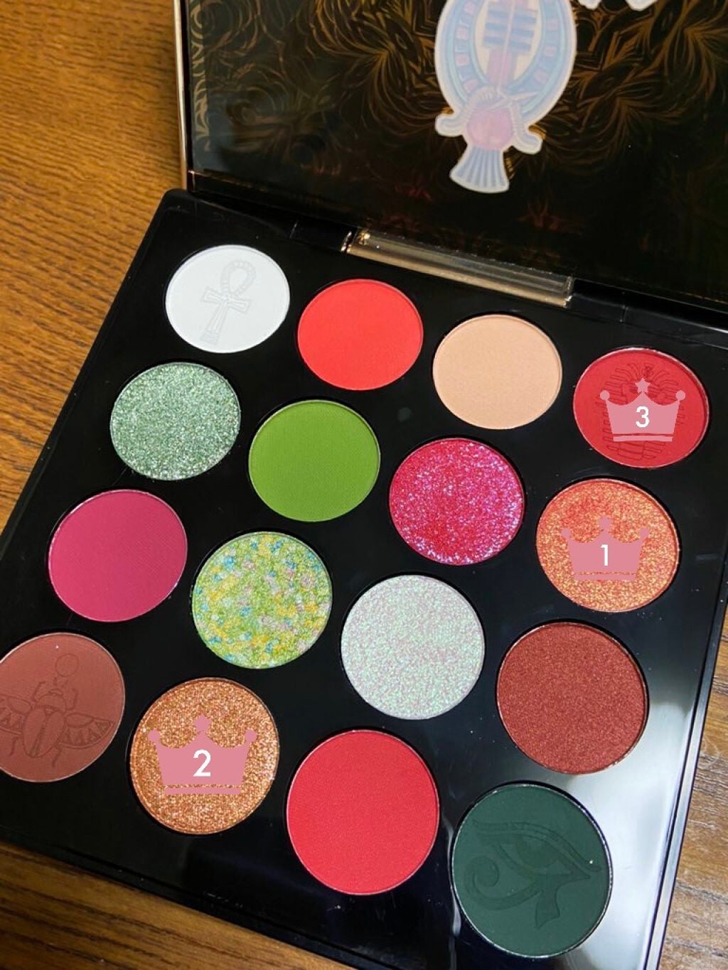 大英博物館 エジプトシリーズ アイシャドウパレット/ZEESEA/アイシャドウパレットを使ったクチコミ(3枚目)