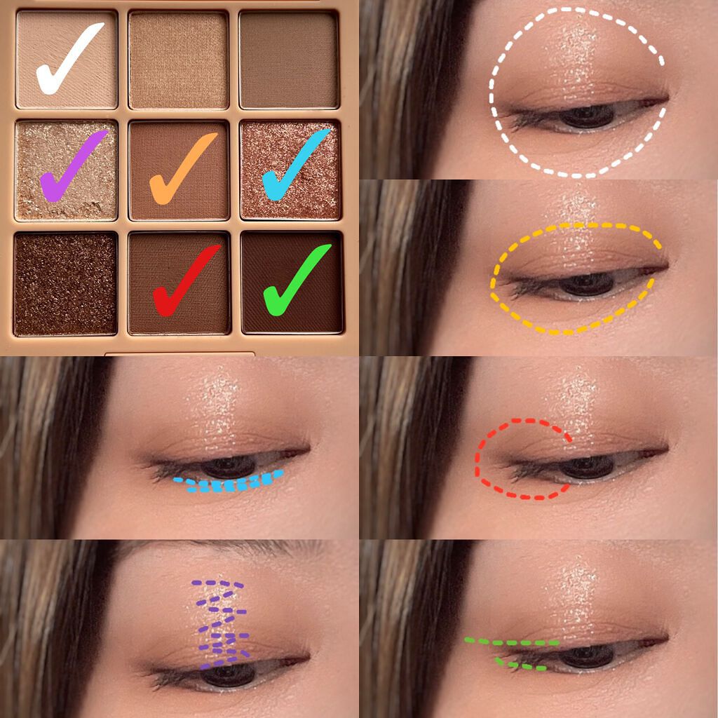 ソフト ムード アイシャドウ パレット  ＃ソフトブラウン/Peach C/アイシャドウパレットを使ったクチコミ（3枚目）