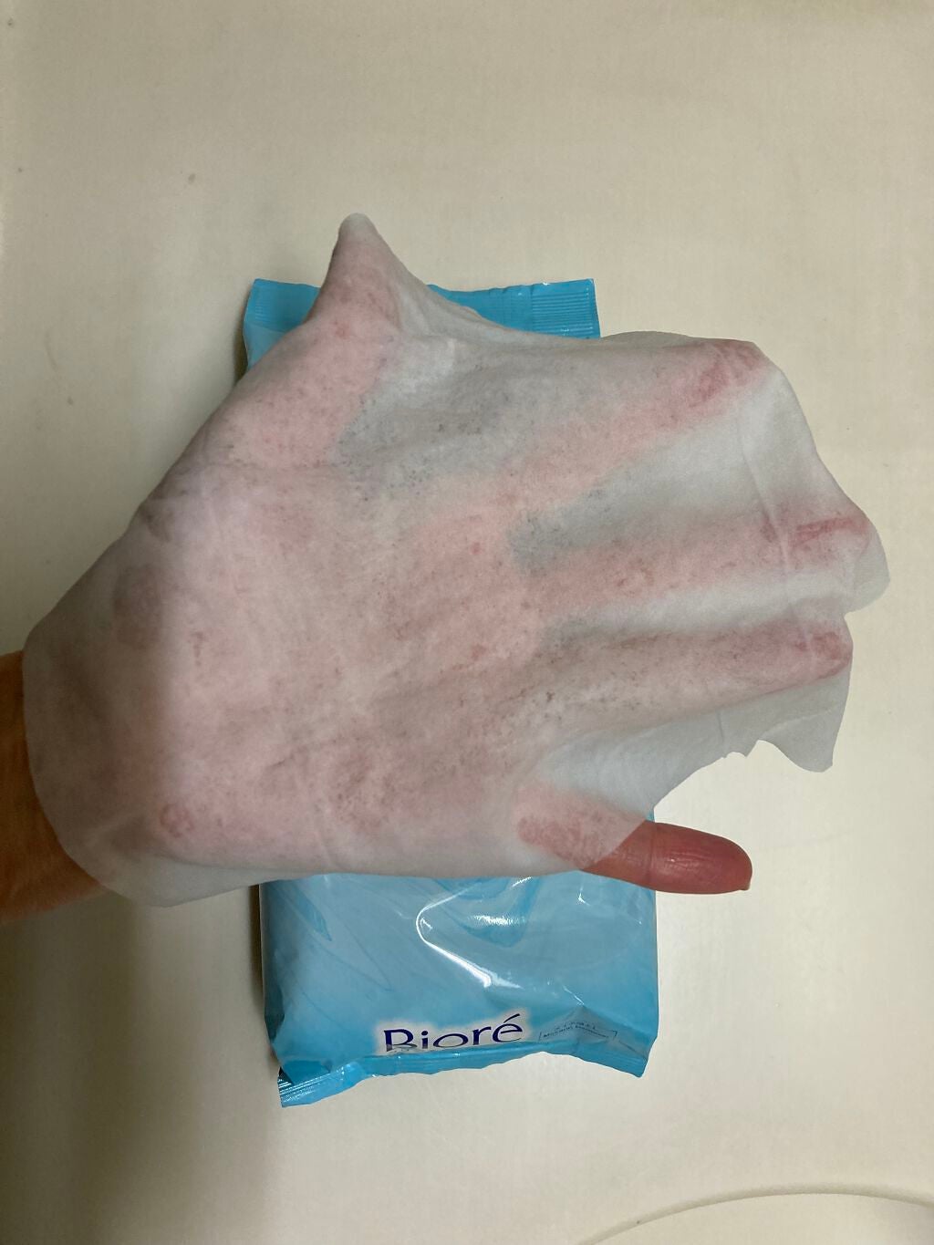 クリアふきとりシート/ビオレ/クレンジングシートを使ったクチコミ(4枚目)