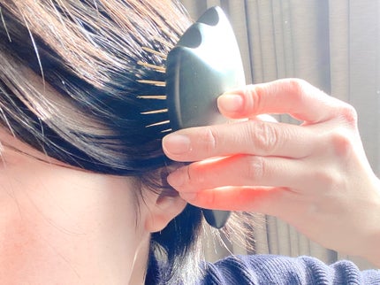 プレミアム FOX カッサ ゴースト ヘアブラシ ブラック/SNOW FOX SKINCARE/ヘアブラシを使ったクチコミ(7枚目)