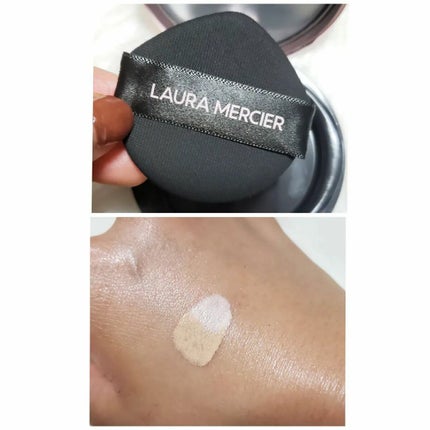 フローレス ルミエール ラディアンス パーフェクティング トーンアップ クッション/ローラ メルシエ/クッションファンデーションを使ったクチコミ(4枚目)