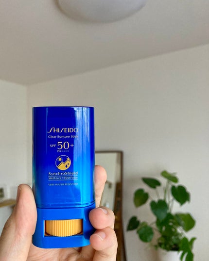 クリア サンケア スティック/SHISEIDO/日焼け止めスティックを使ったクチコミ(1枚目)